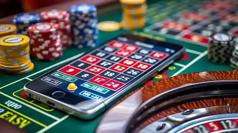 Sakong live dealer table on loket with three-card hands displayed